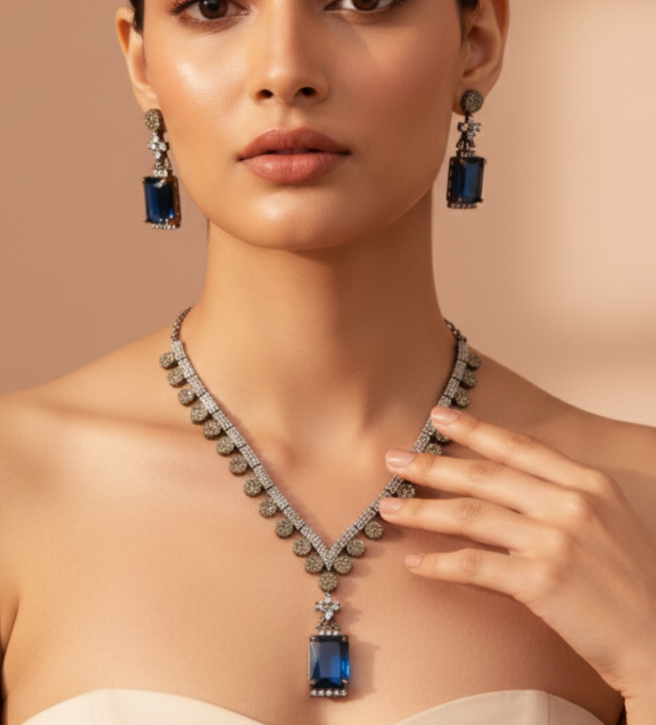 Regal Reflection Diamond Necklace