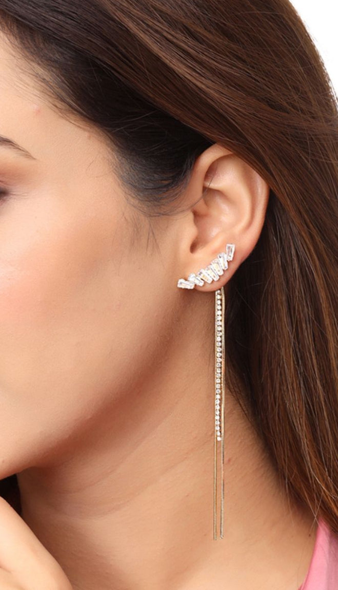 Elegant Asymmetric Drop Earrings