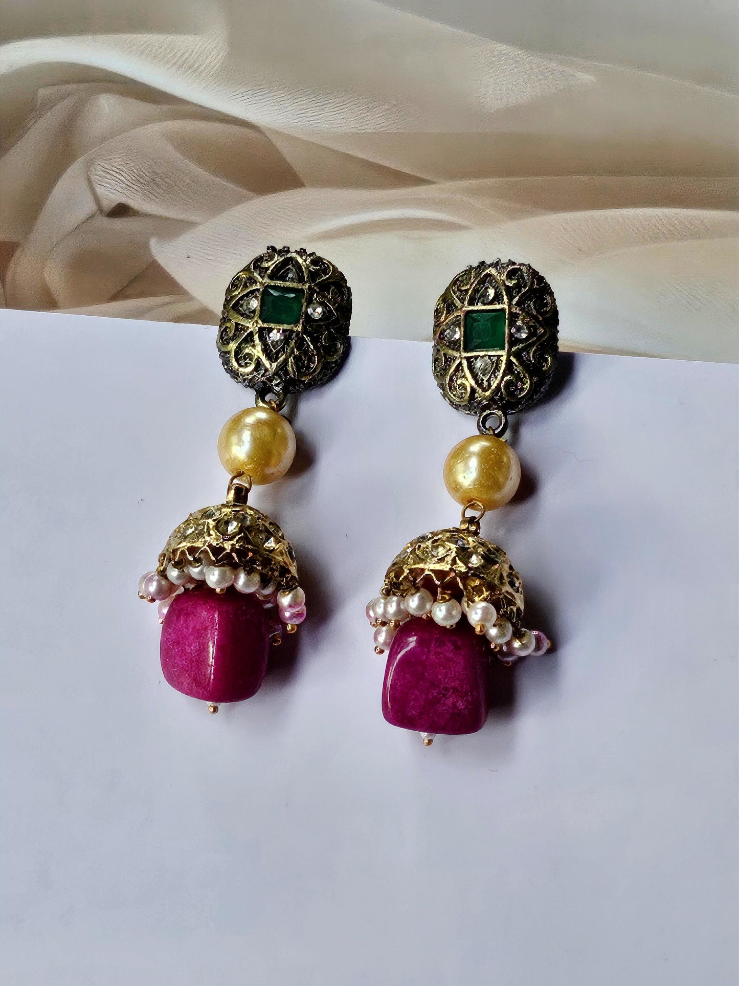 Royal Heritage Kundan pearl Necklace Set