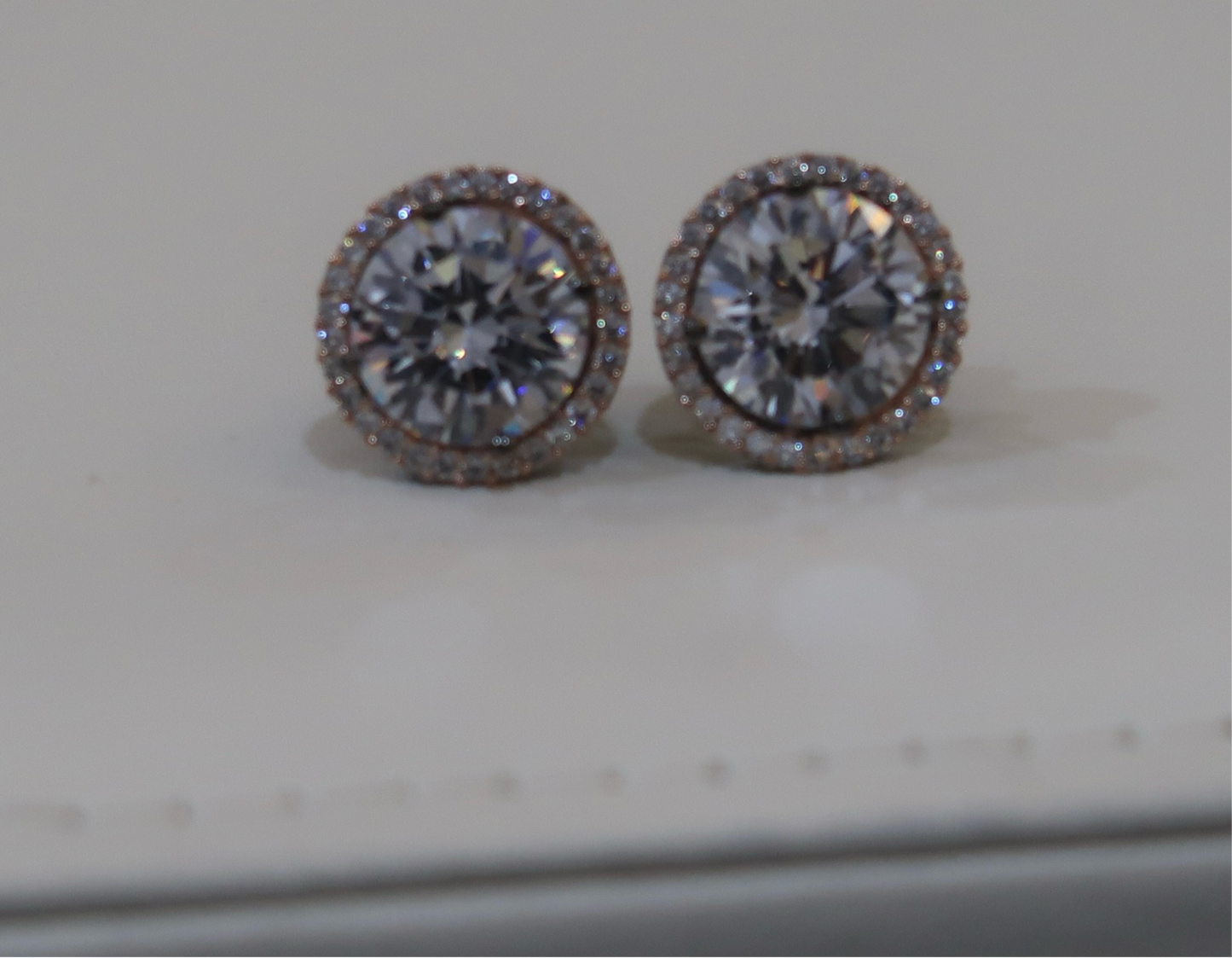 Radiant Solitaire Earrings