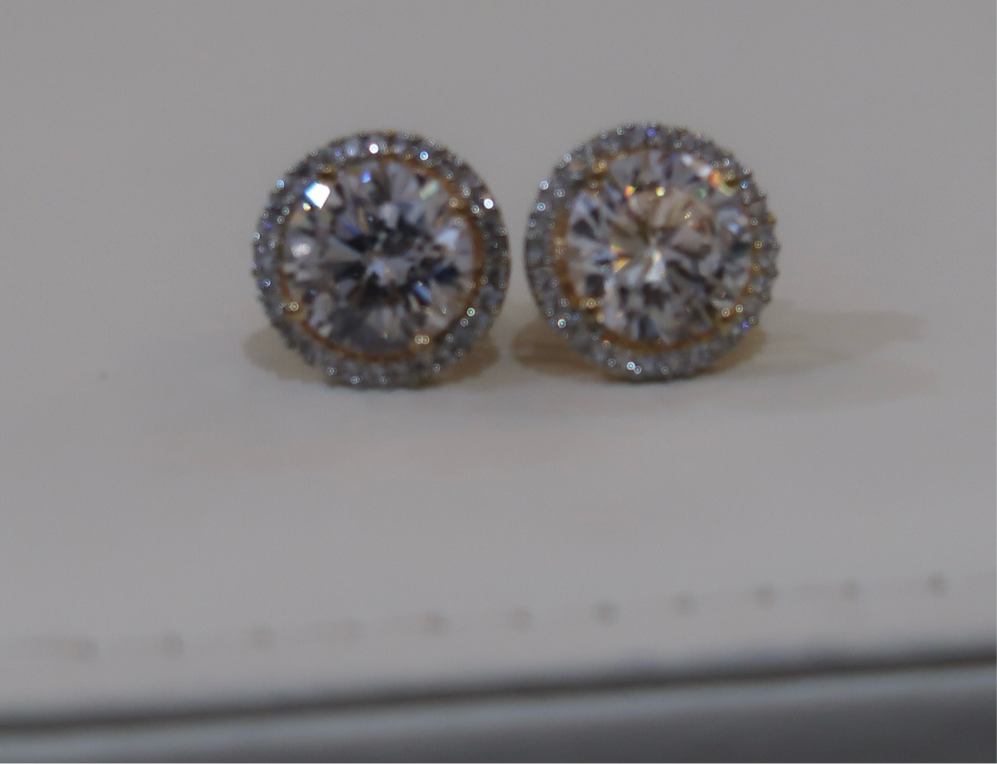 Radiant Solitaire Earrings