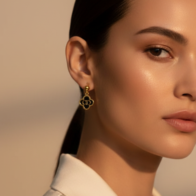 Elegant Bloom Drop Earrings