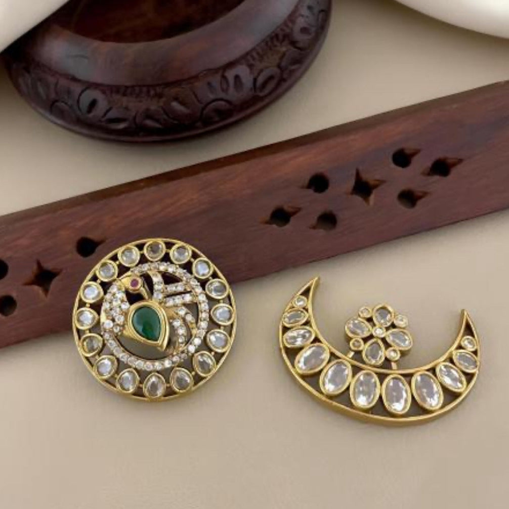 Noor Kundan Hair Accessory Set
