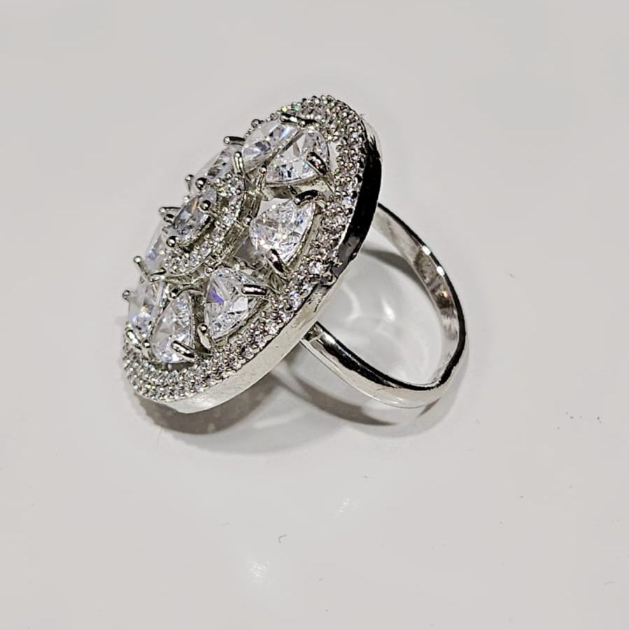 Celestial Radiance Statement Ring