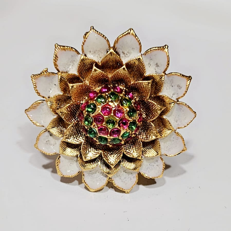 Lotus Bloom Statement Ring