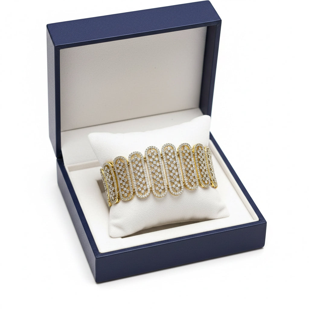 American Diamond statement Bracelet