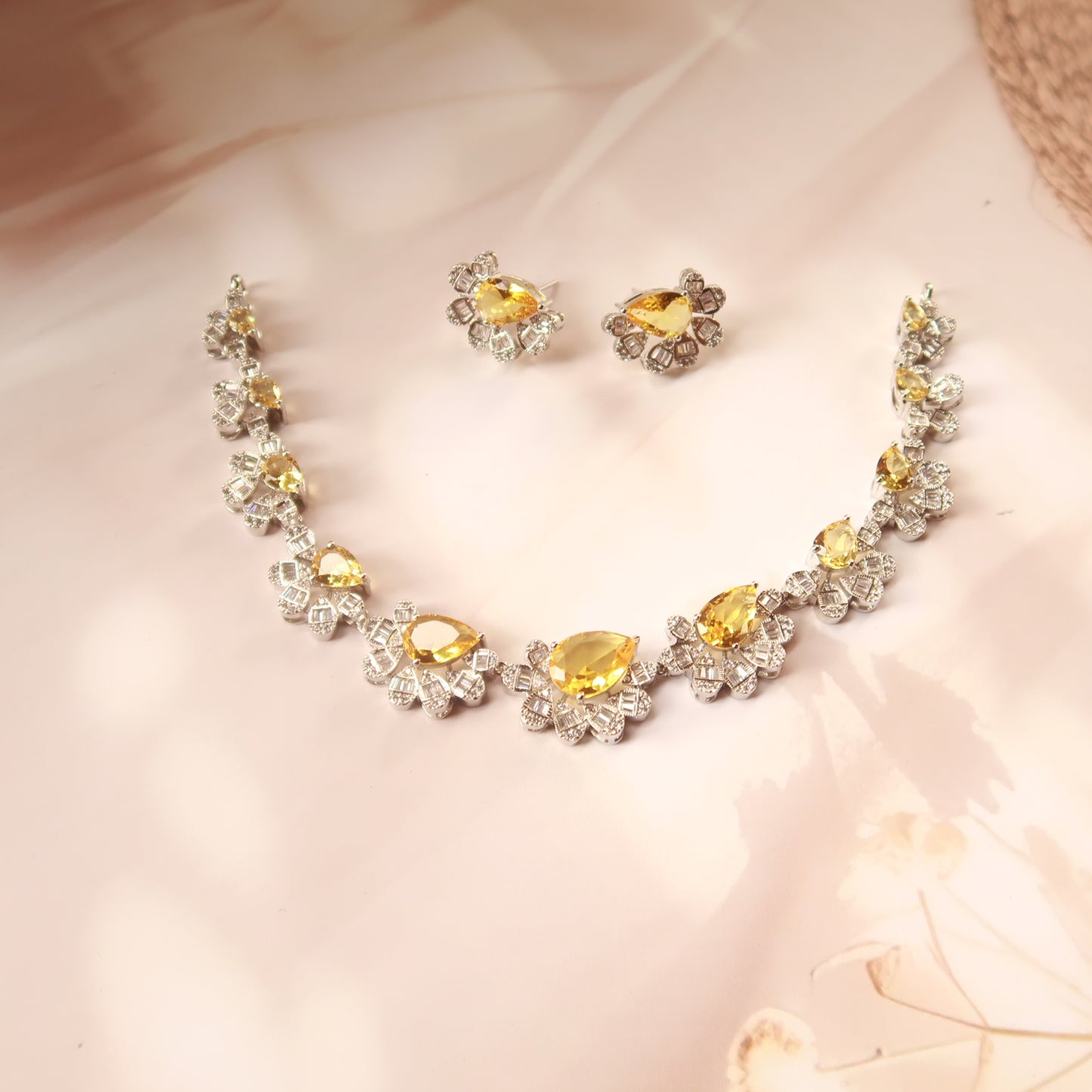 Rose Blossom Diamond Necklace