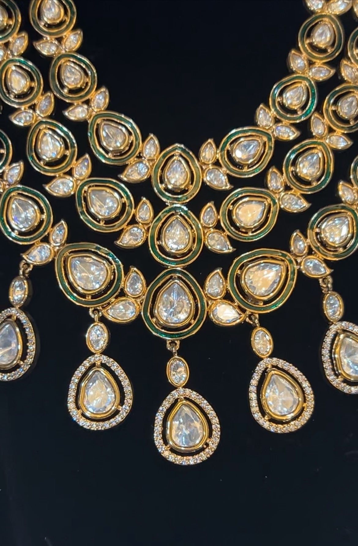 Grand Polki Layered Necklace Set