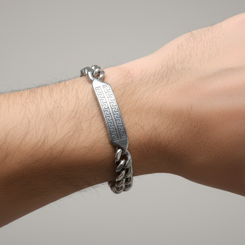 Greek Key Greca Men bracelet