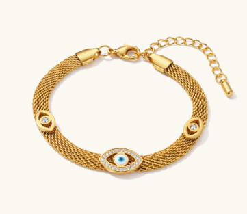 Evil Eye Mesh Bracelet