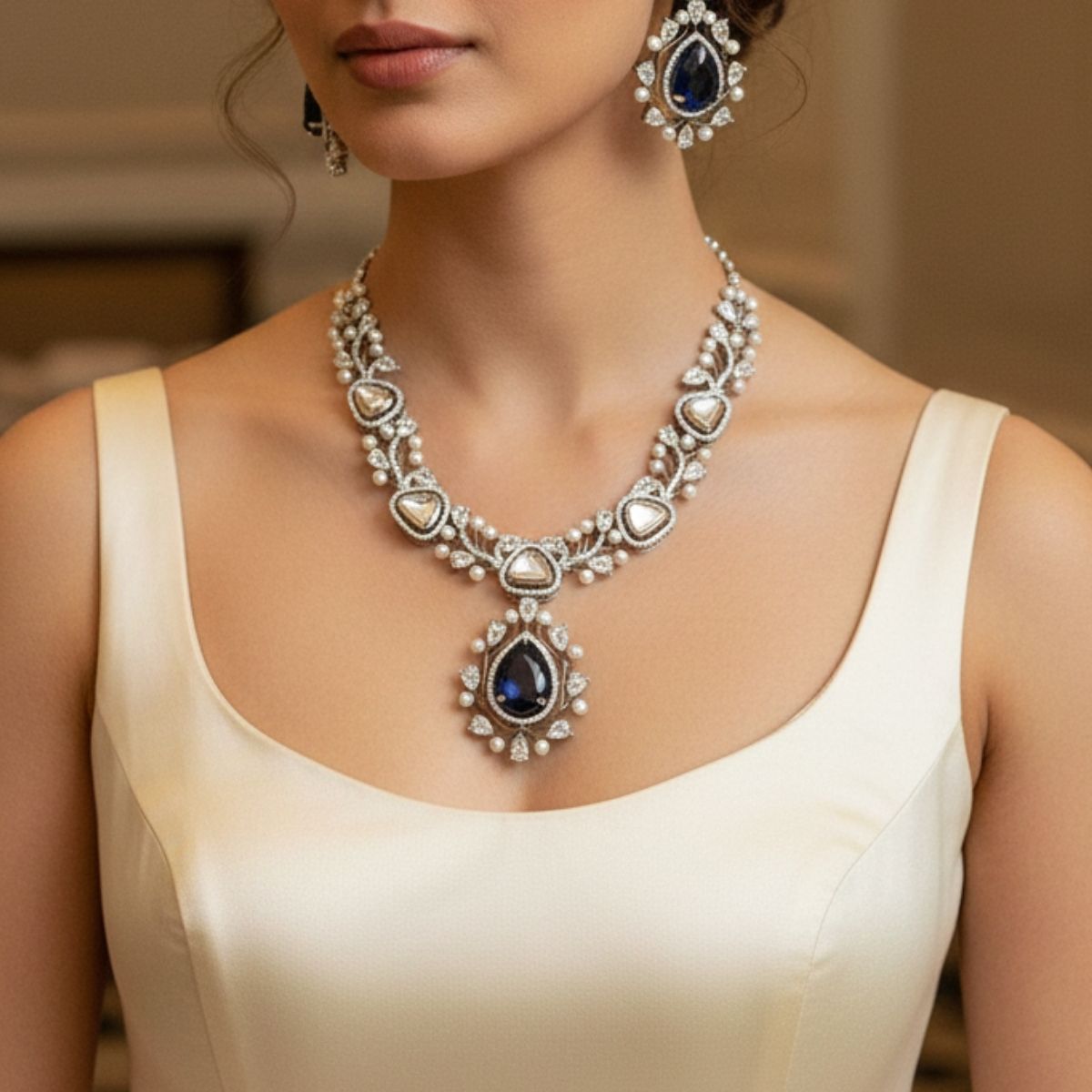 Regal Radiance Kundan set