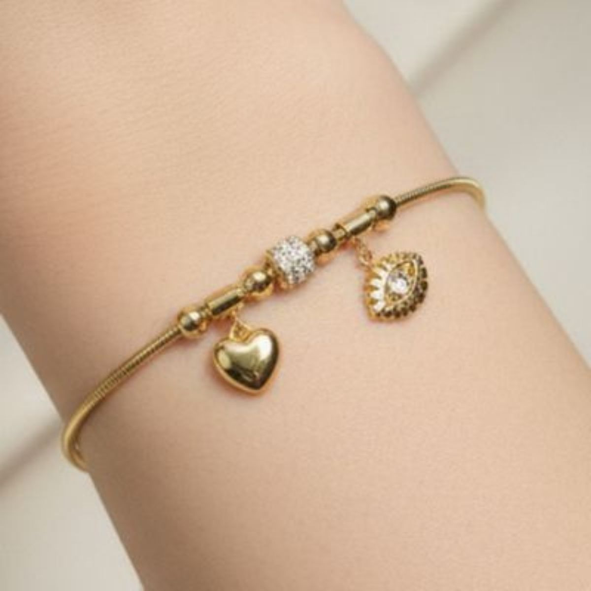 Guardian Heart Charm Bracelet