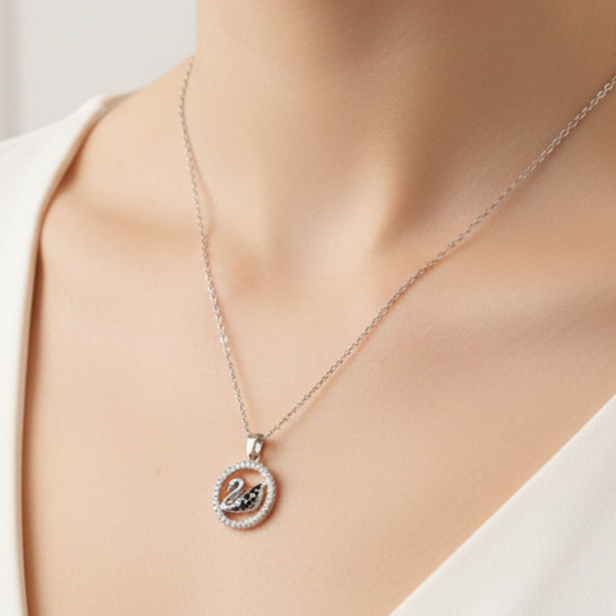 Celestial Swan Necklace