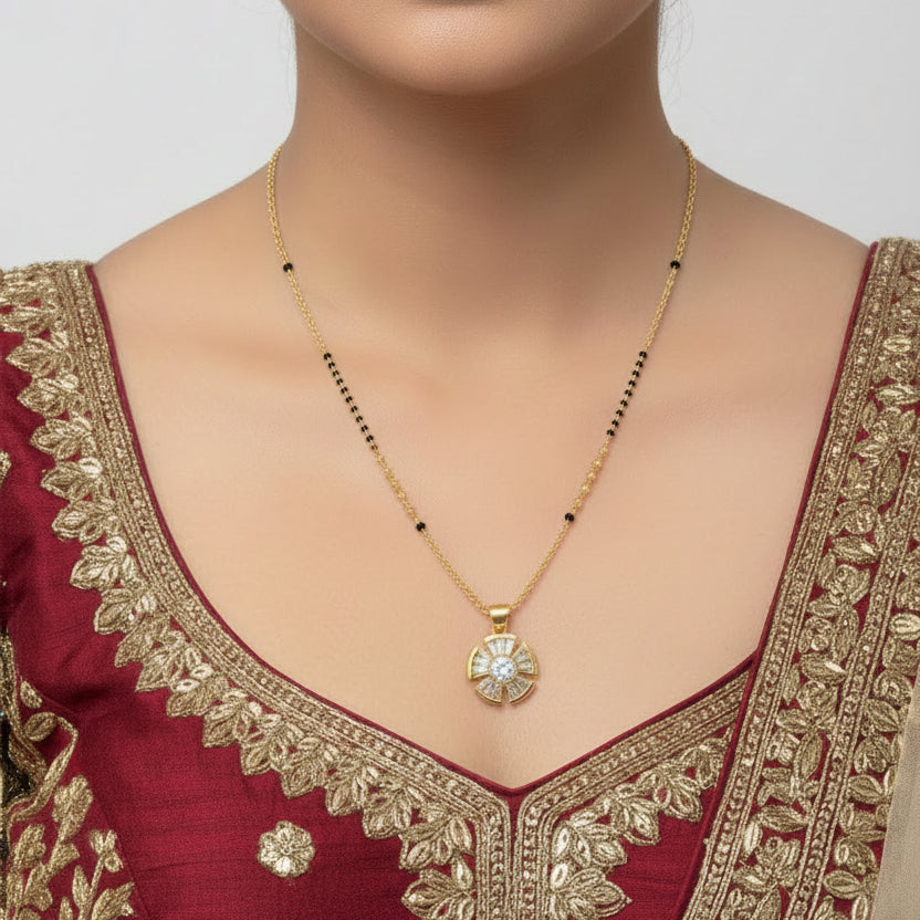 Radiant Mangalsutra Pendant Necklace
