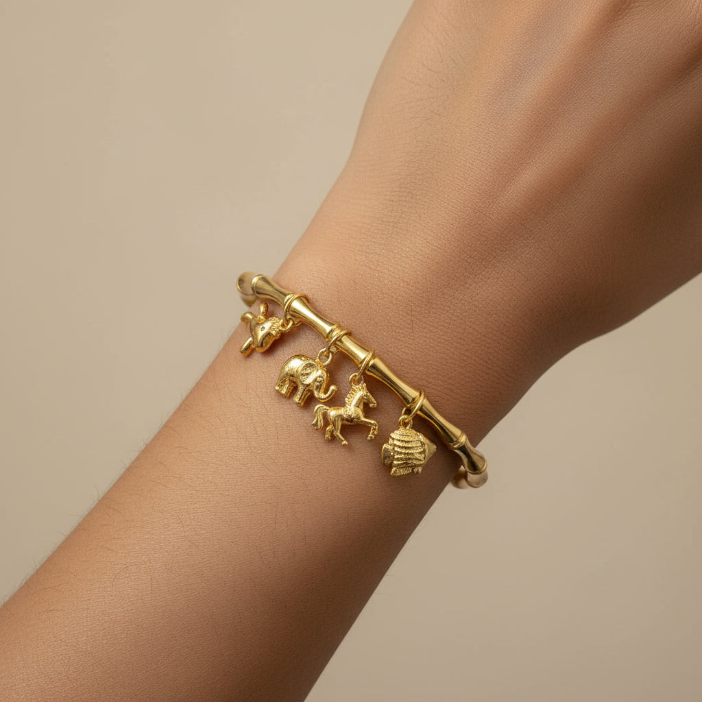 Gold Charm Bracelet
