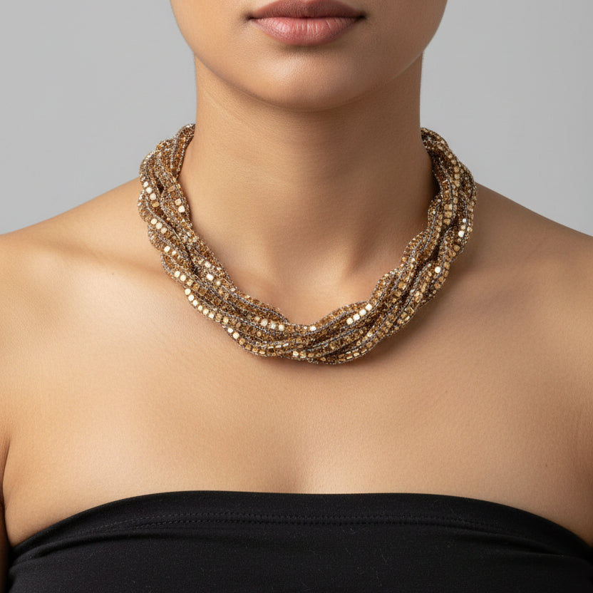 Rope Beaded Necklace