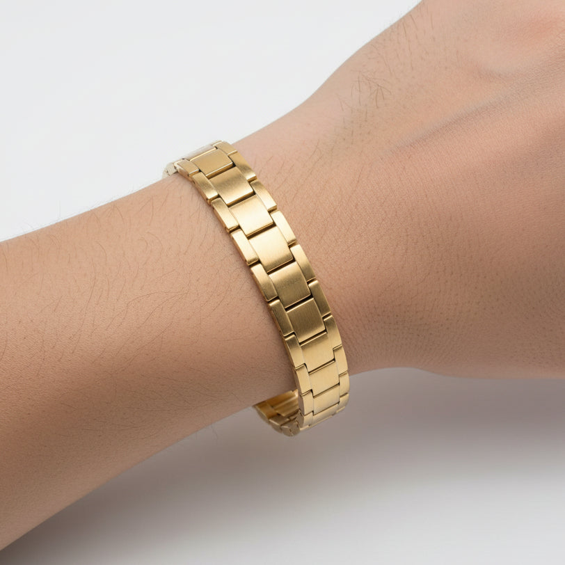 Gold Link Men bracelet