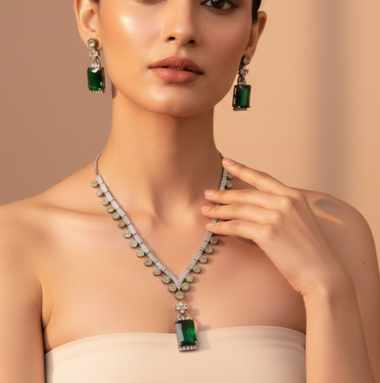 Regal Reflection Diamond Necklace