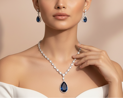 Radiance Teardrop Necklace Set