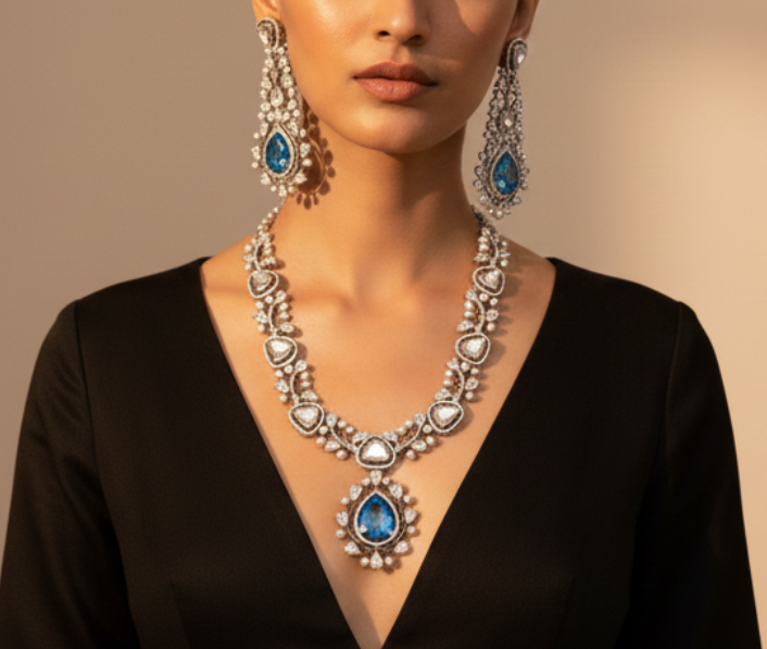 Regal Radiance Kundan set