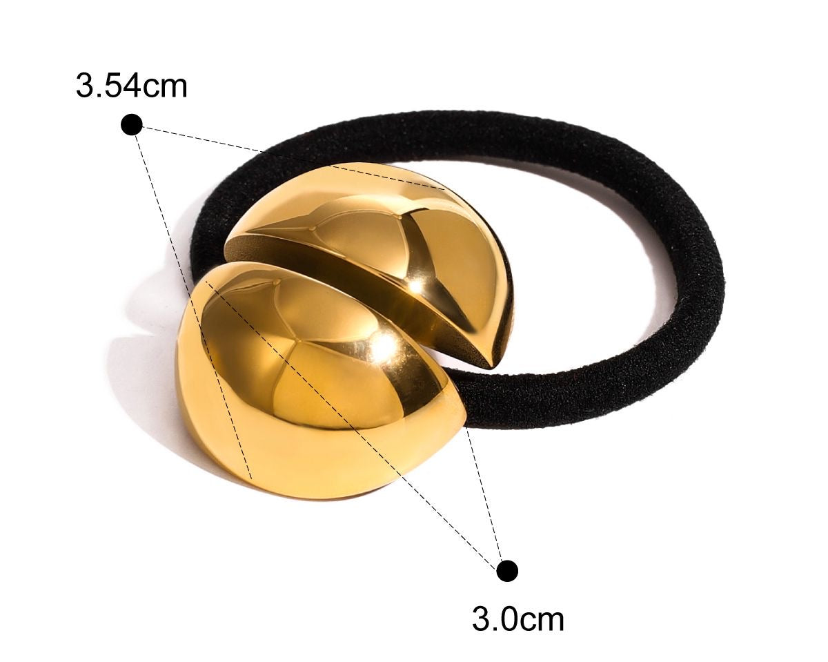 Golden Sphere Hair Cuff