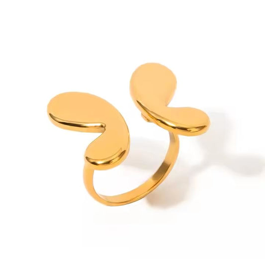 Butterfly Gold Open Ring