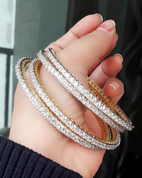 Diamond set  bangles