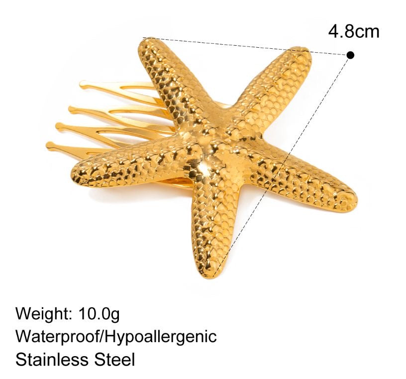 Starfish Hair Clip