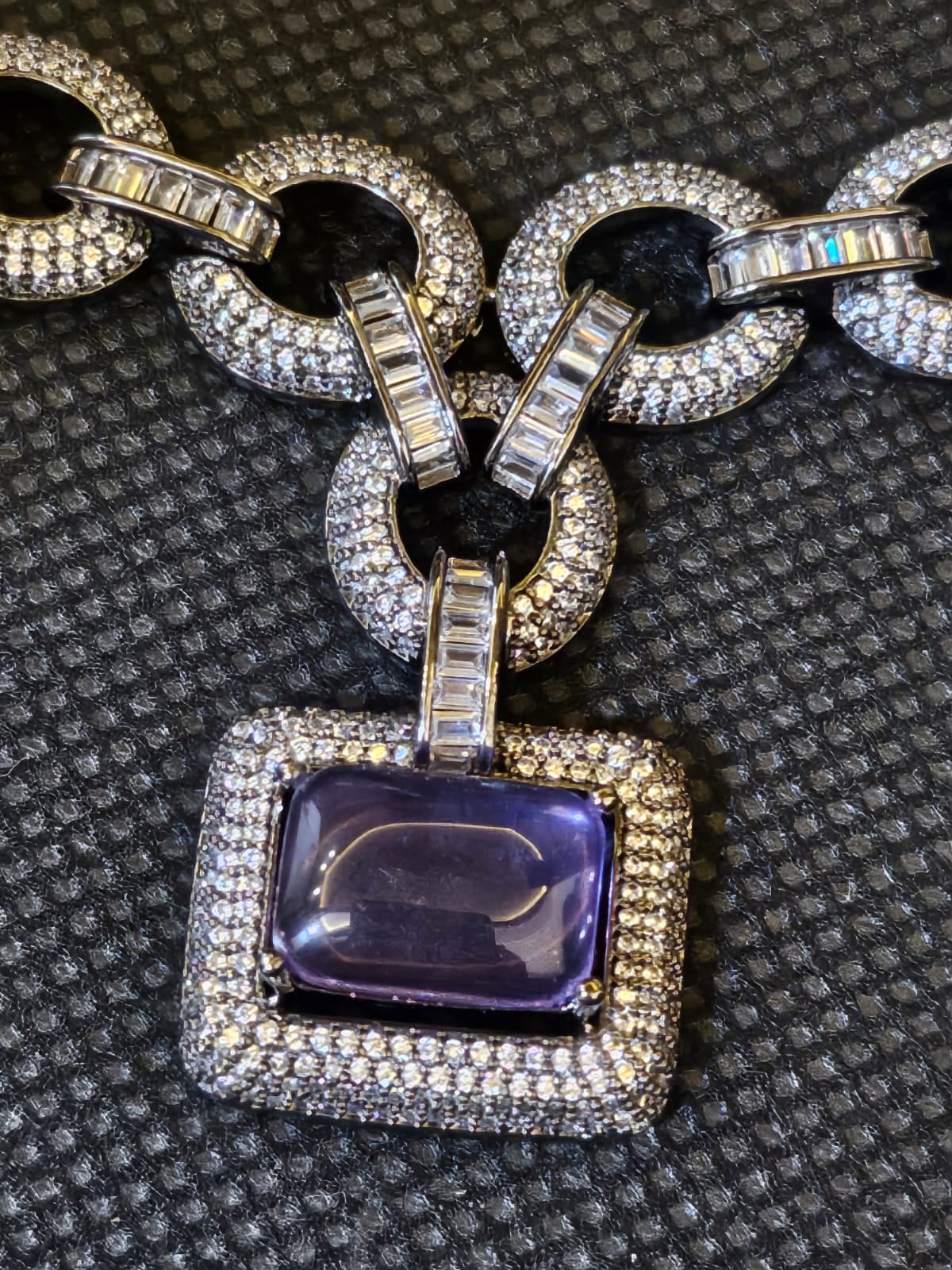 Luxe Violet Elegance Necklace Set