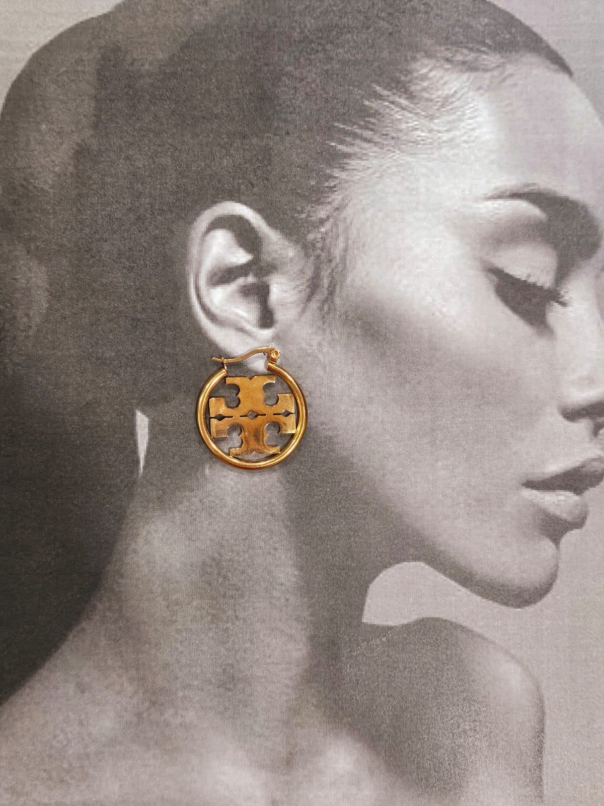 Golden Emblem Earrings