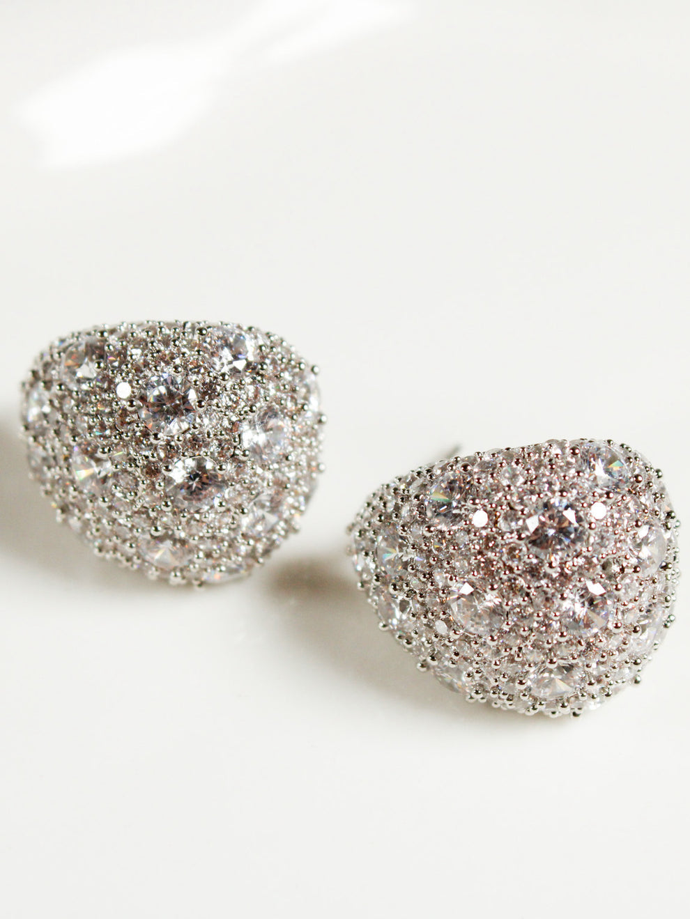Lustre Diamond Drop Earrings