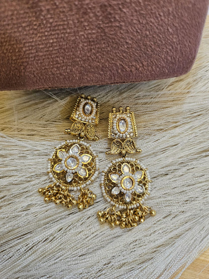 Regal Pearl Kundan Choker Set