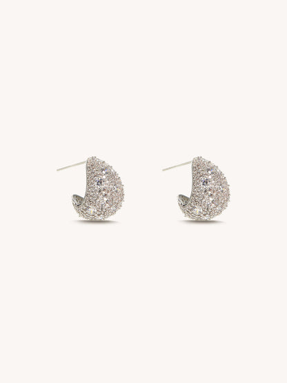 Lustre Diamond Drop Earrings