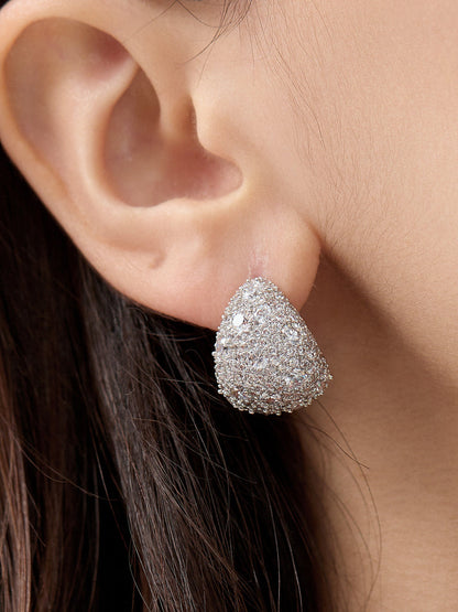 Lustre Diamond Drop Earrings