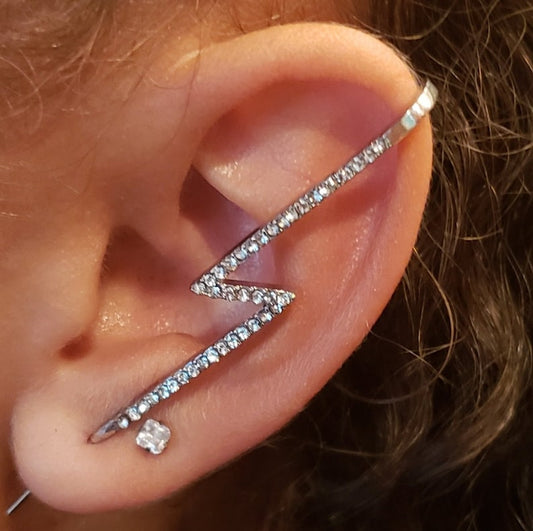 Lightning Bolt Ear Cuff