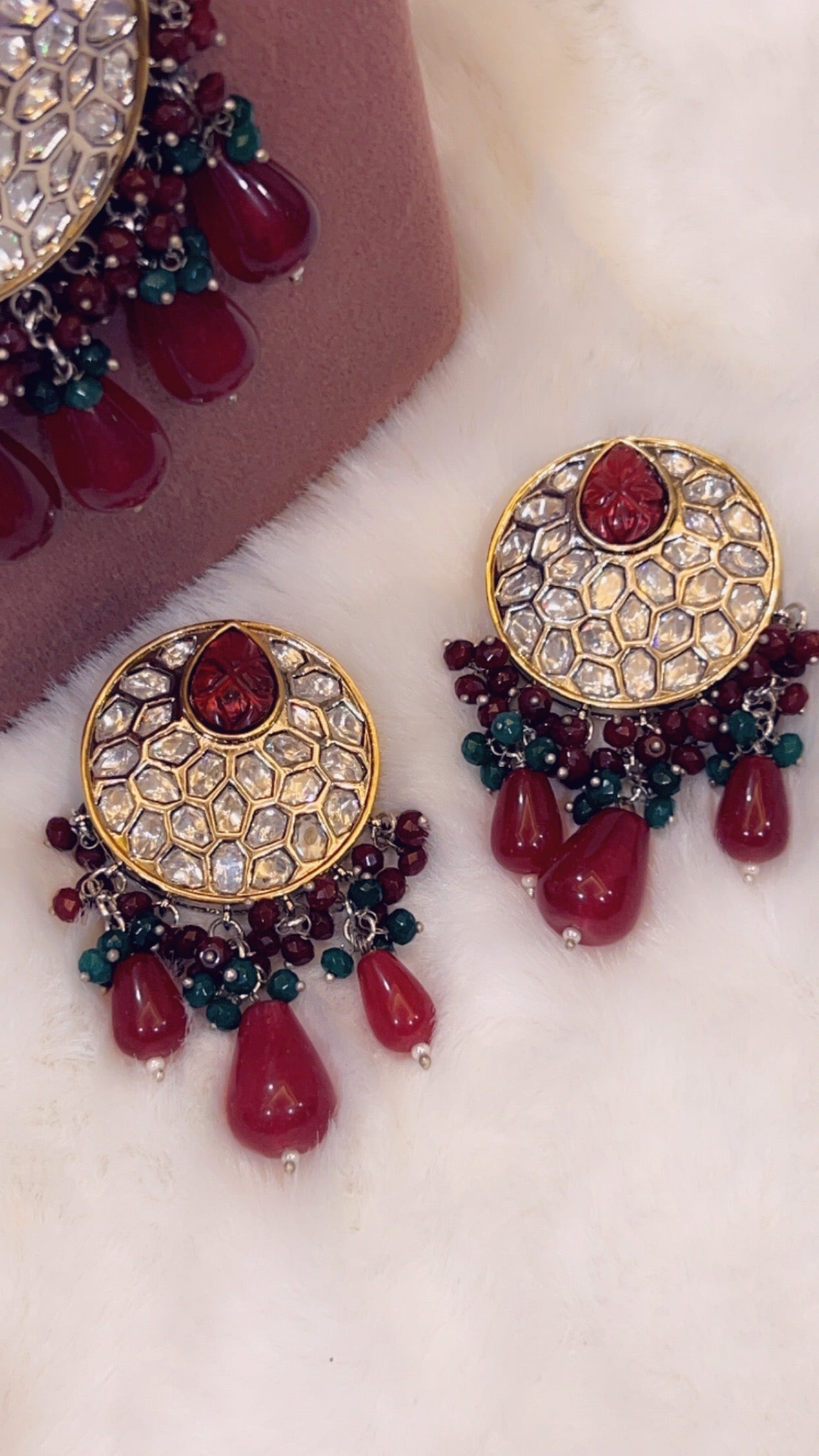 مجموعة قلادات كوندان الفيل الملكي