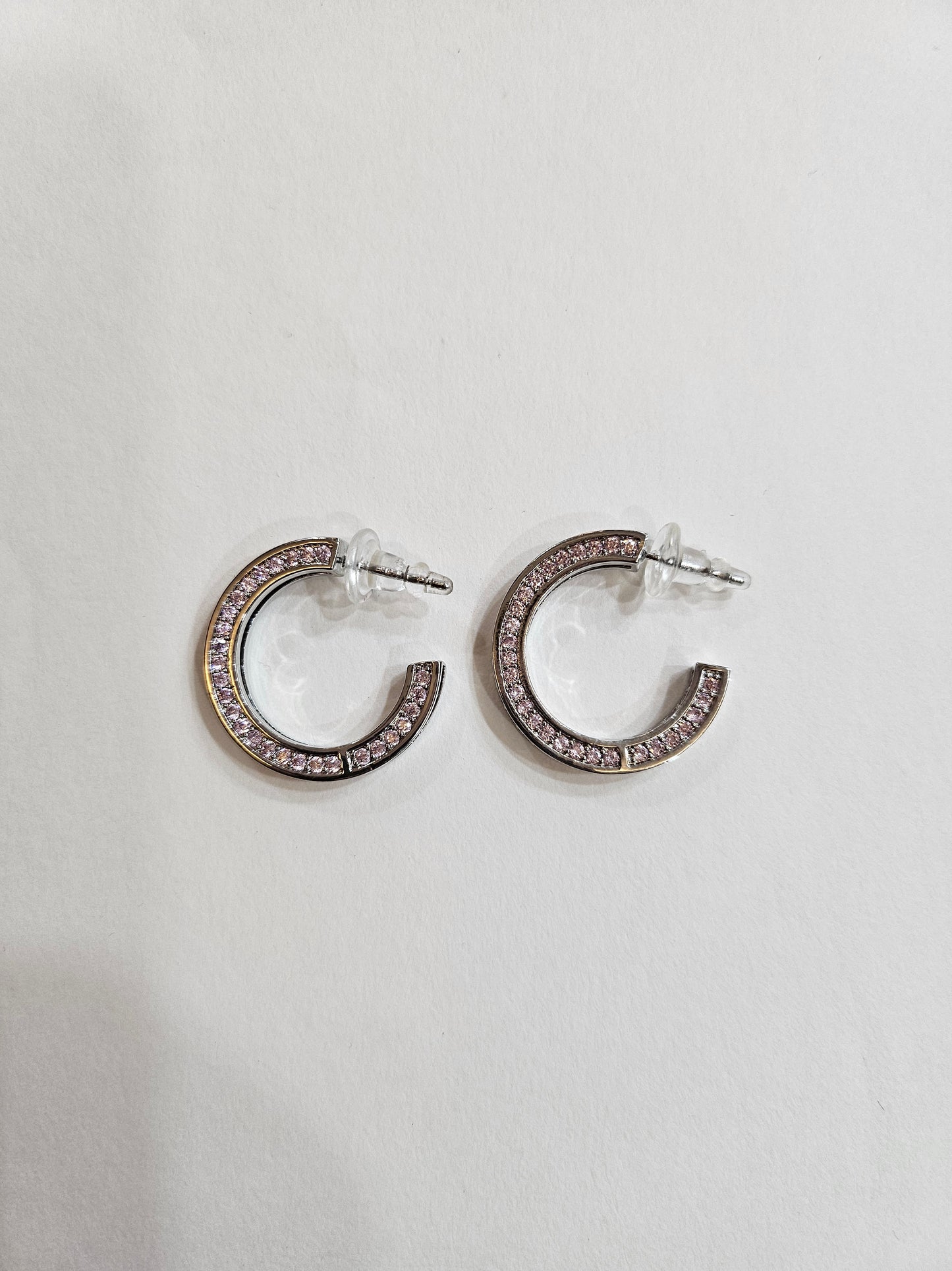 Elegant Crescent Hoop Earrings