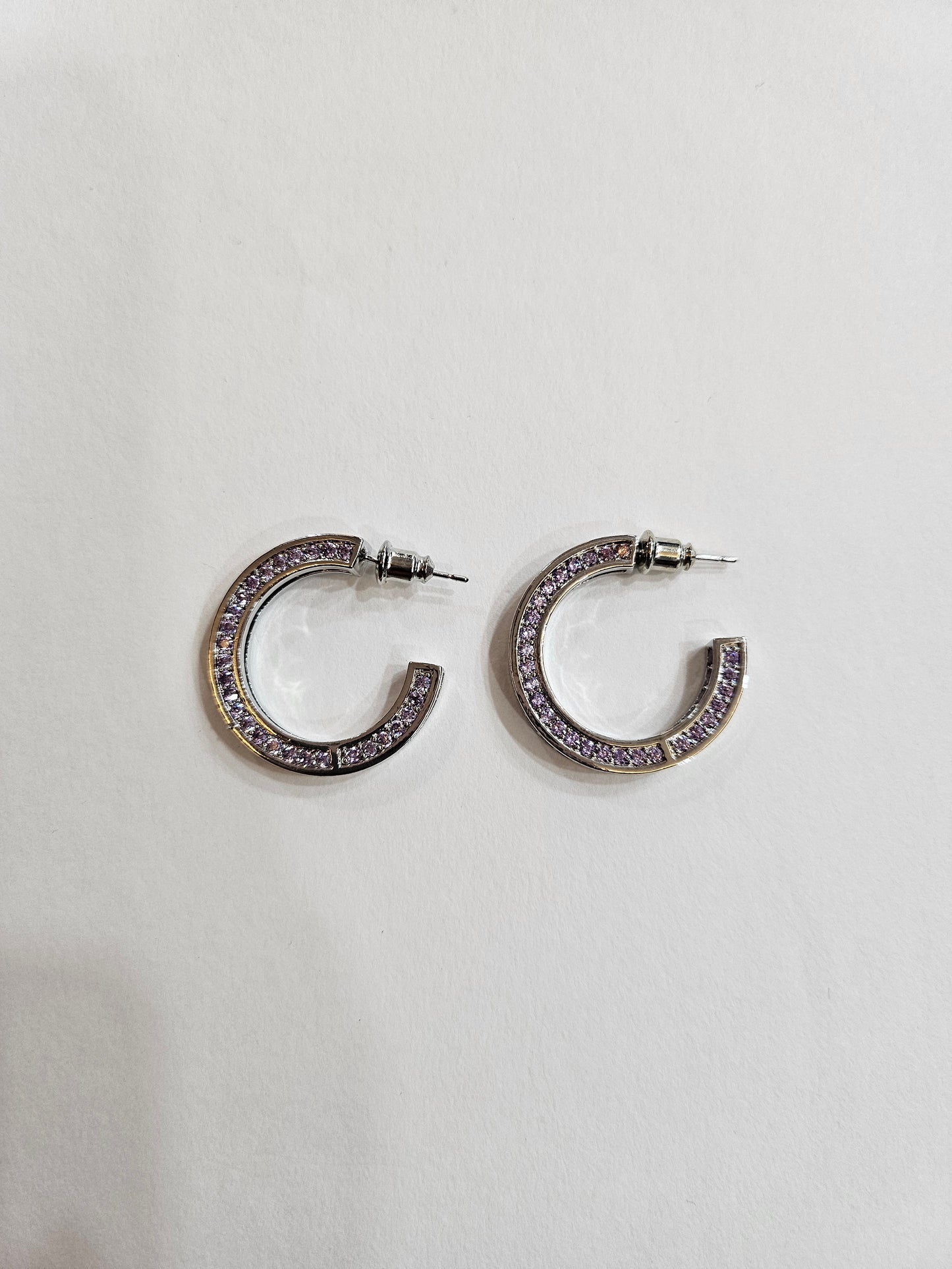 Elegant Crescent Hoop Earrings