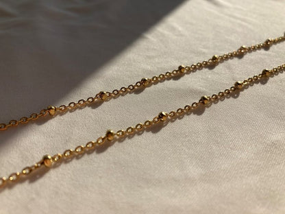 Gold Chain with beads