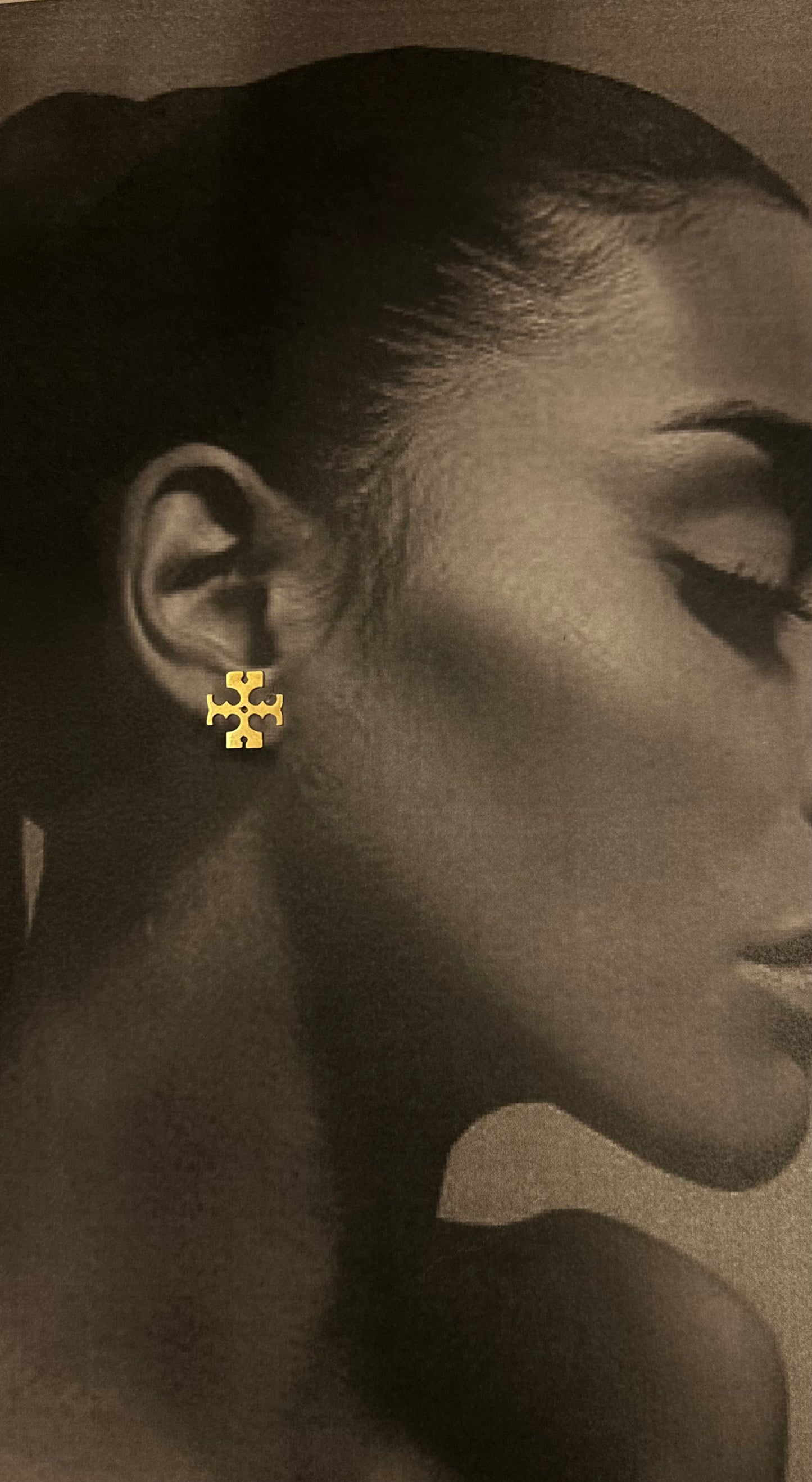 Luxe Puzzle Piece Stud Earrings