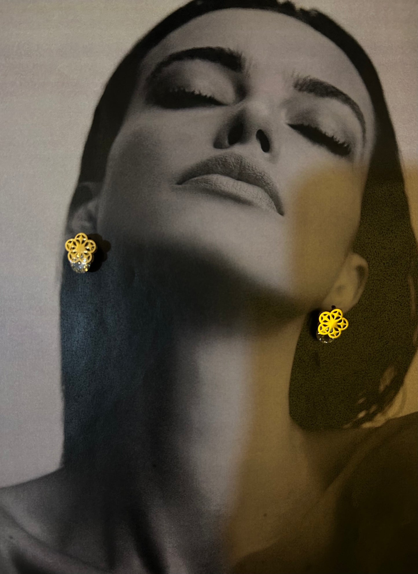 Golden Bloom Studs