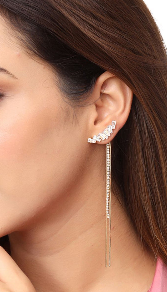 Elegant Asymmetric Drop Earrings