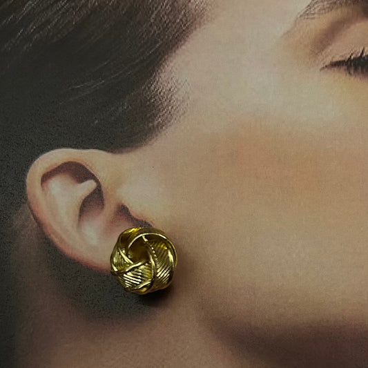 Golden Knot Earrings