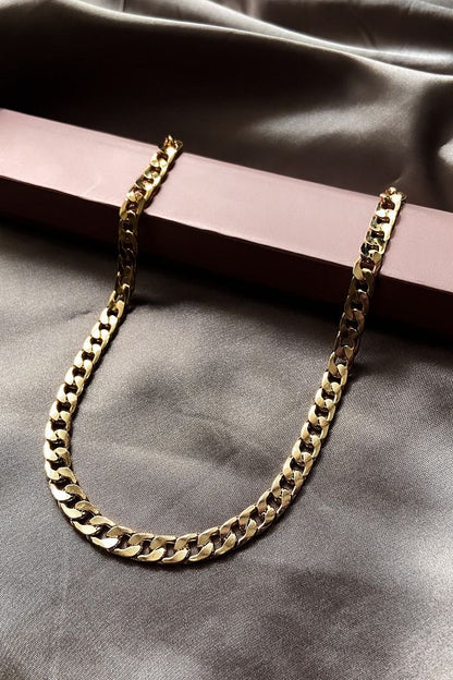 Bold Gleam Gold Cuban Chain