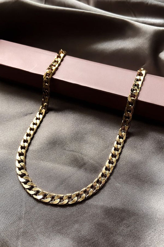 Bold Gleam Gold Cuban Chain