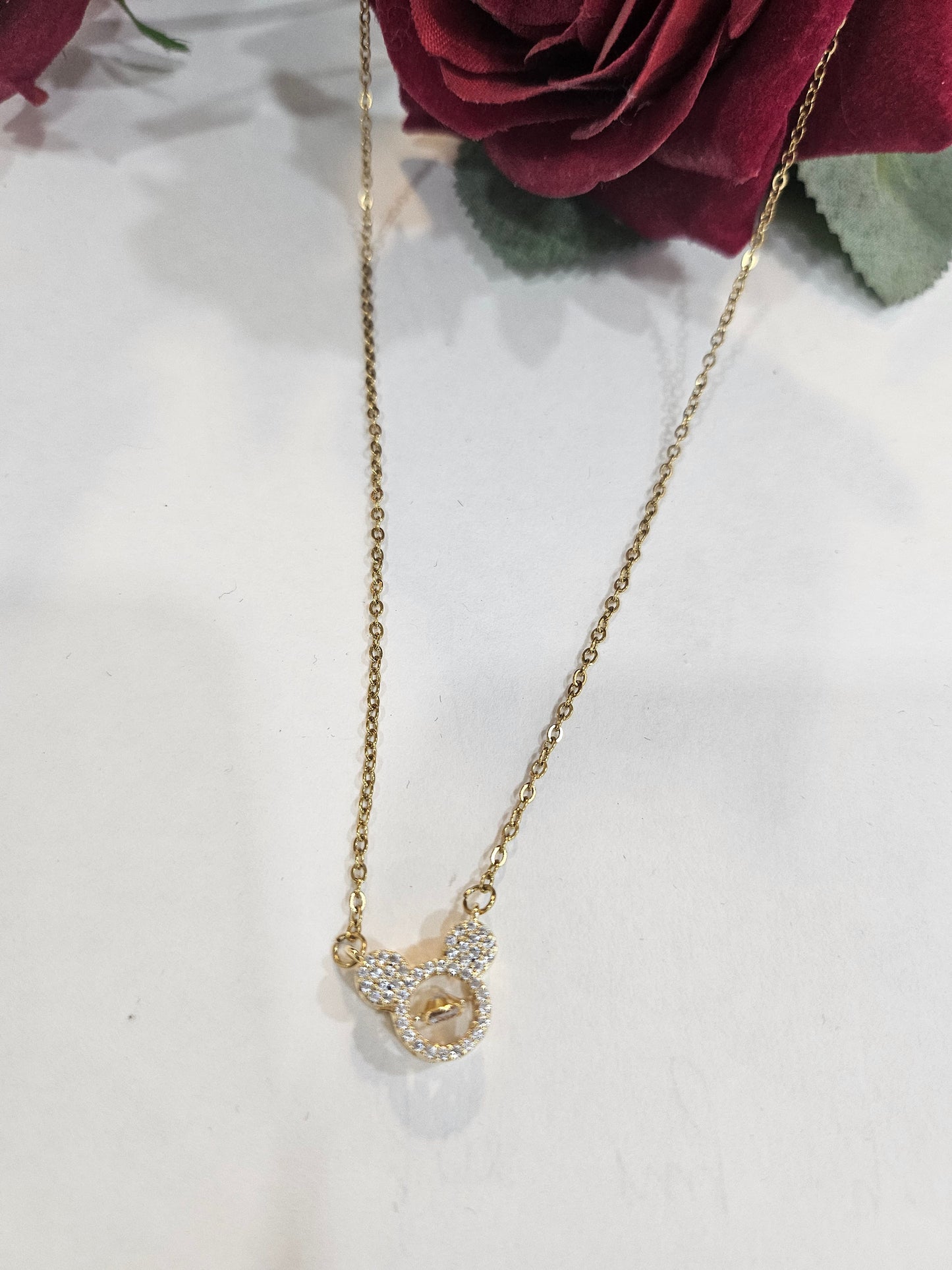 Sparkle Mini Mouse  Necklace