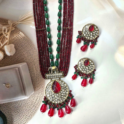 Royal Elephant Kundan Necklace Set