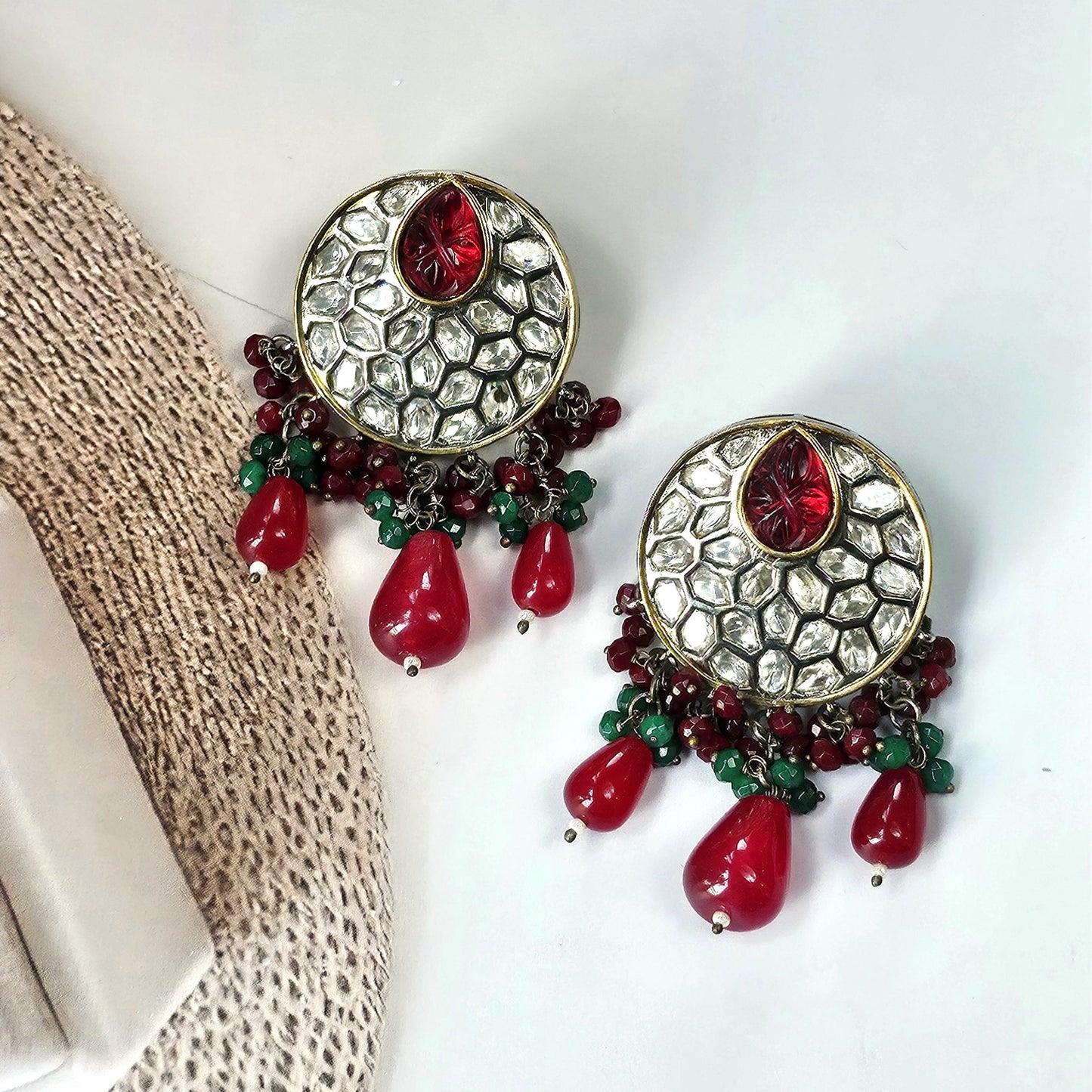 Royal Elephant Kundan Necklace Set