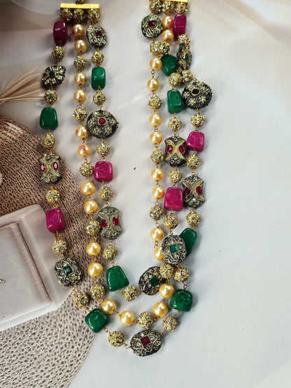 Royal Heritage Kundan pearl Necklace Set