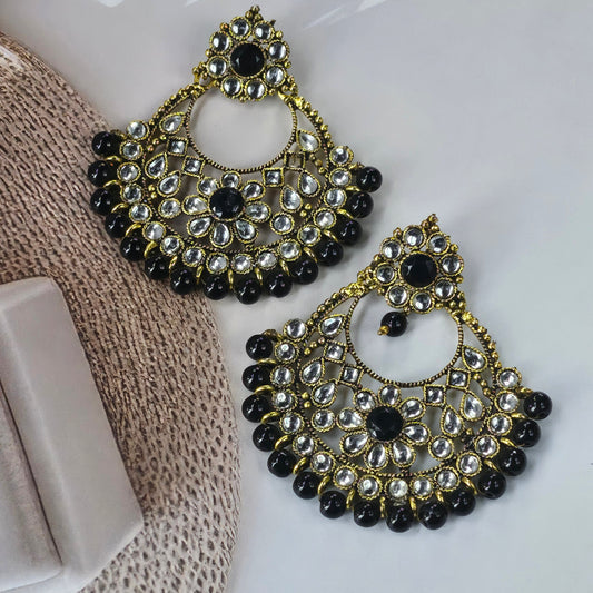 Kundan Chandbali Earrings